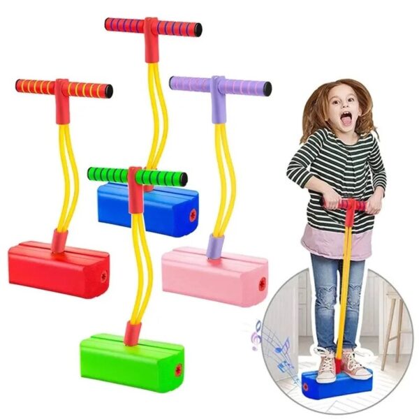 Pogo Jumper Stick Toys Foam Pogo Jumper for Kids Gifts (WITH LIGHT)