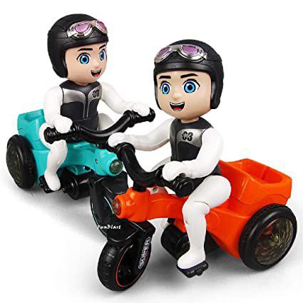 Electric Musical Tricycle with flashing lights and 360' rotation