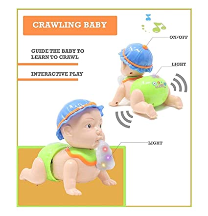 Musical Laughing and Crawling Baby for kids