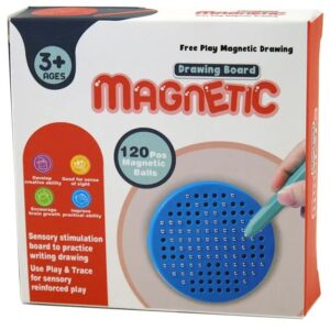 Magnetic Drawing Board with magnetic pen and120 pcs magnetic balls for kids