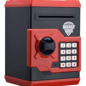 Mini ATM Coin Bank Electronic Money Safe Toy Kids Gift with Secret Code Lock